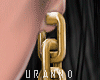 U. Side Earrings Gold