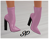 Leather Boots Pink