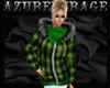 ^AZ^Ski Jckt-Green/Blk