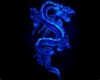 Electric blue dragon
