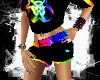 *!*Toxic Rainbow Shorts