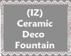 (IZ) Ceramic Deco Fount
