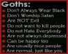 GOTHS have RIGHTs!
