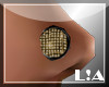 L!A nose plugs gold