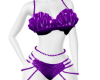 Purple Seashell Bikini
