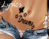 Dreams Belly Tattoo