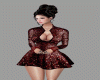 Red Glitter Dress