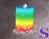 Rainbow Candle