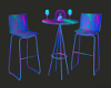 Club Neon Table & Chairs