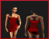 vestido rojo corto sexy