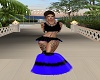 Sexy Hot Blue An Black