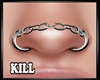 Nose Piercing Chain Silv