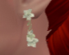 Green Flowers Earrings