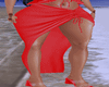 Red Navy Skirt