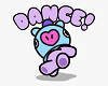 Mang dance bt21 sticker