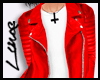 LN| Biker Jacket Red