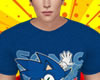 blue t-shirt boy