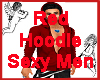 Red Hoodie Sexy Men