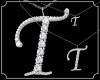 Silver Necklace Letter T