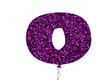 0 purple balloon