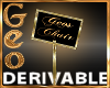 Geos chair sign