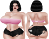 Black Queen Shorts