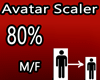 Scaler Avatar 80% M/F