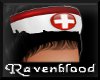 ~RB~ Nurse Hat White-Red