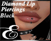 LIP PIERCINGS BLACK DIA
