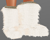 H/Furry Boots Cream
