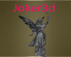 Angel with torch statue
