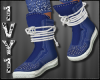 1V Studded Sneakers Blue