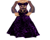 {M}Purple Silk Dress