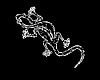 Sticker Gecko Glitter