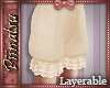 *P* Lace Bloomers -Cream