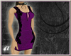 Purple Black Dress