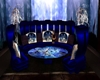 royal blu wolf sofa set
