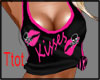 Skull Kisses Top pink