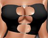 Sexy Black Chain Top