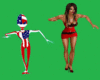 Alien American dancer