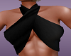 black satin top
