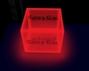 Red Gamer Girl Cube