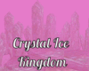 Pink Ice Crystals Cave