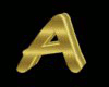 "A"Letter gold(animated)