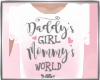 daddy girl mommy world t