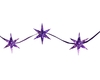 Purple Flashing Stars