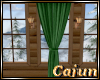 Forest Green Curtain