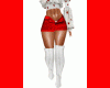 Red Mini Skirt-RLL