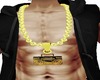 gold boombox necklace