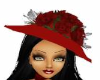 Red Rosey Hat